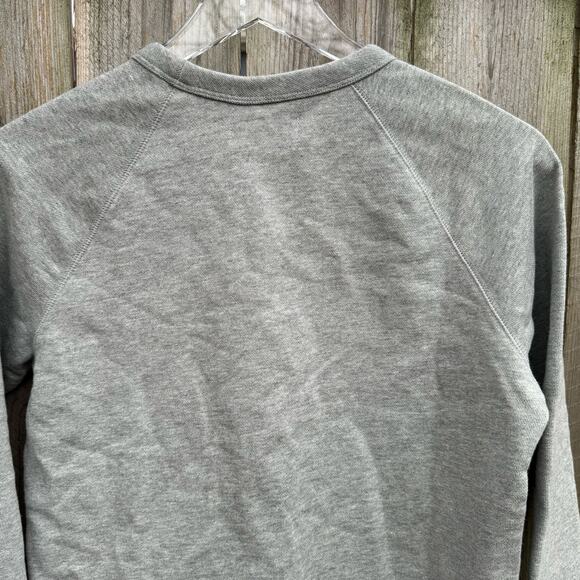 Everlane Sweatshirt 100% Human Pullover Crew Neck Gray XXXS NWT Sustainable - Picture 5 of 8